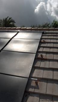 solar pool heater flush mount - sealed air system by AEP solar